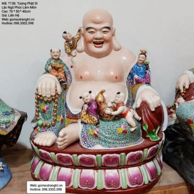 TƯỢNG PHẬT DI LẶC NGŨ PHÚC LÂM MÔN